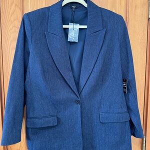 Express Editor Navy Blazer